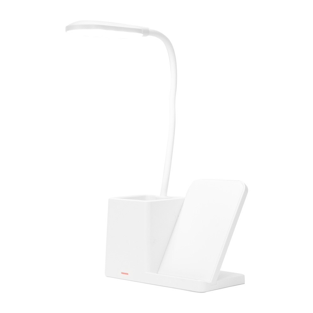Luminária Led com Carregamento via Indução e Porta-caneta.