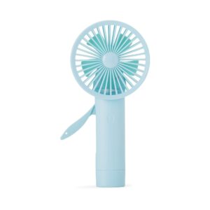 Mini Ventilador Manual. — Azul claro