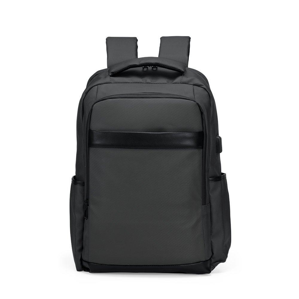 Mochila Couro Sintético USB 26 Litros. - Imagem 5