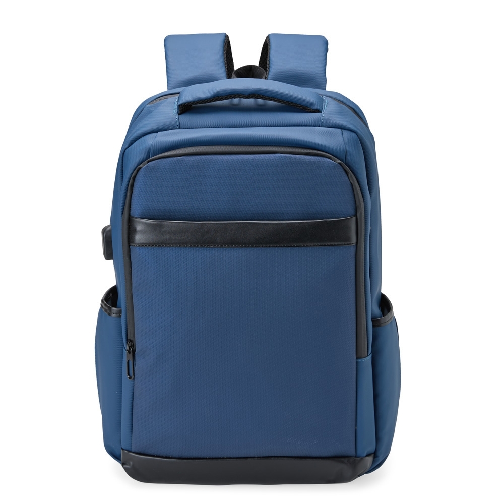 Mochila Couro Sintético USB 26 Litros. - Imagem 2