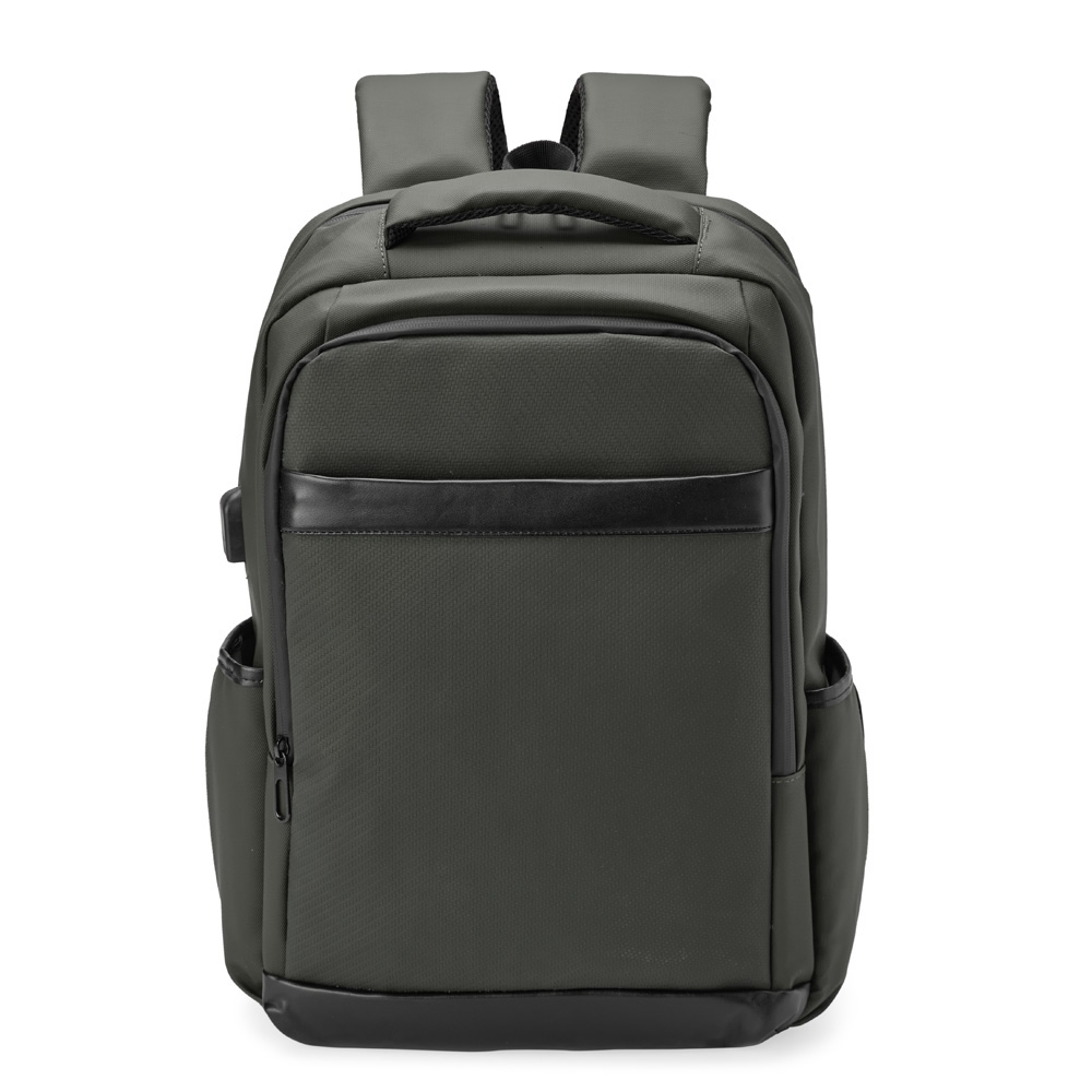 Mochila Couro Sintético USB 26 Litros. - Imagem 6