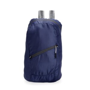 Mochila Dobrável Poliéster 16 Litros. — Azul