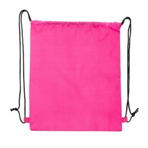 Mochila Saco Poliéster. — Rosa