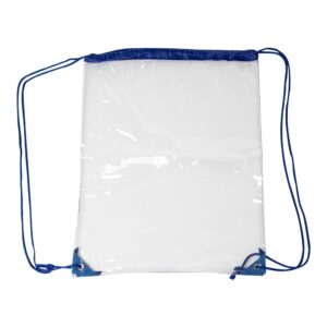 Sacochila em PVC. — Azul