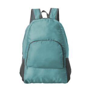 Mochila Nylon Dobrável 21 litros. — Azul claro