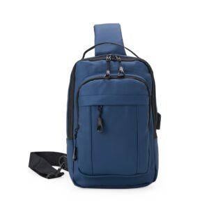 Mochila de Ombro USB 8 litros. — Azul