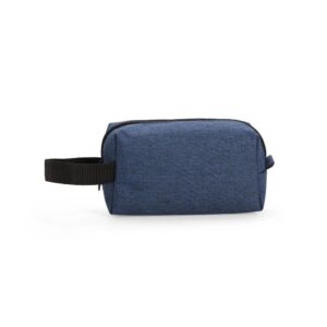 Nécessaire Poliéster PVC Mescla. — Azul
