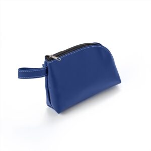Necessaire de Couro Sintético. — Azul