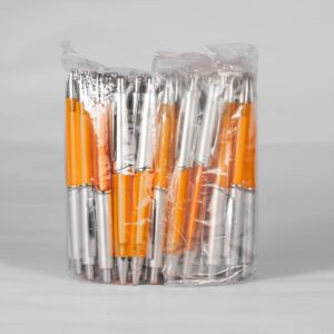 Pacote Caneta Plástica com 50pçs.