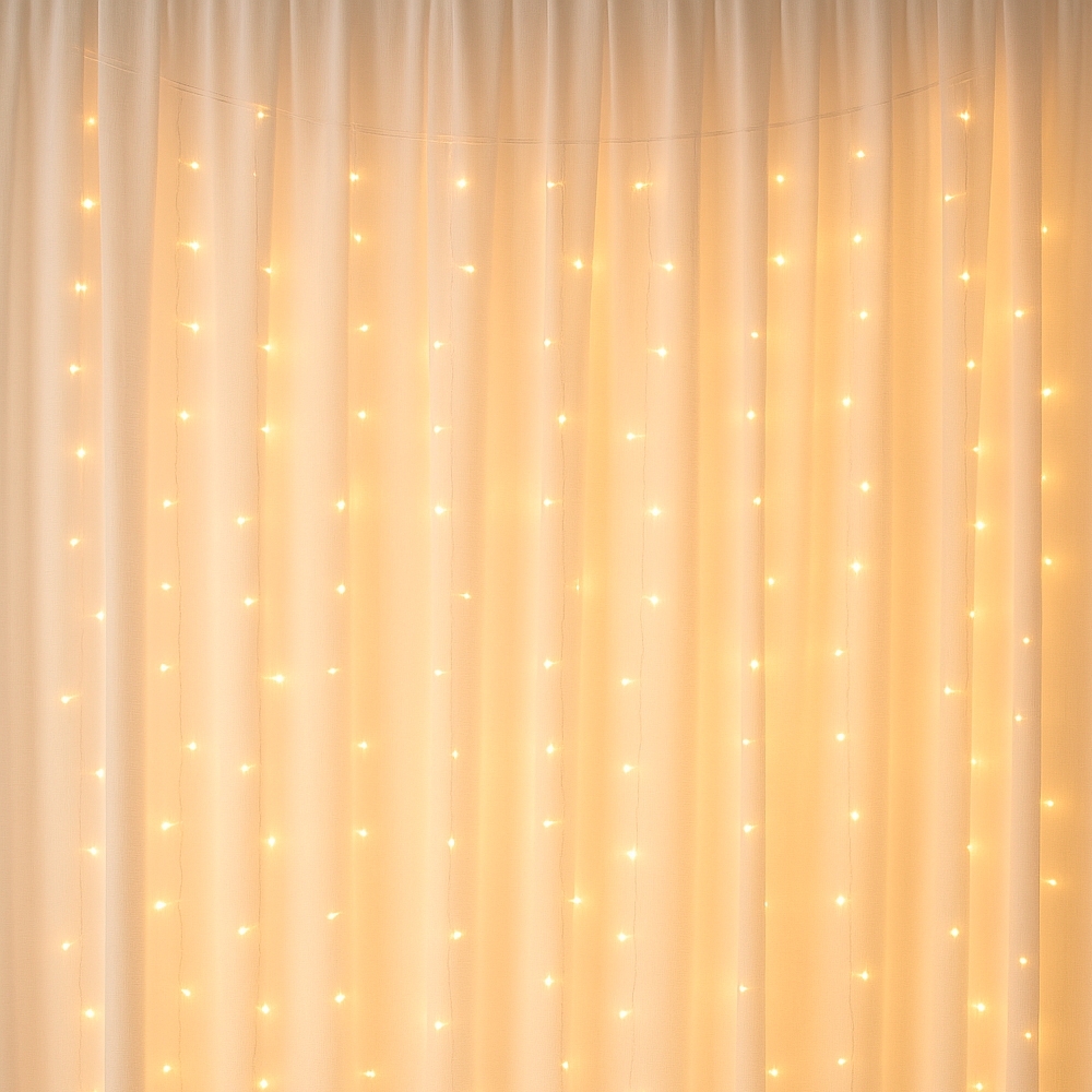 Cortina Cascata LED 300 Lâmpadas.