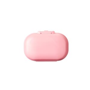 Porta-Comprimidos Plástico. — Rosa