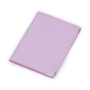 Porta-documento em Couro Sintético. — Rosa