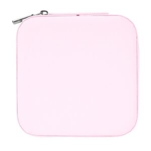 Porta-Joias Couro Sintético. — Rosa