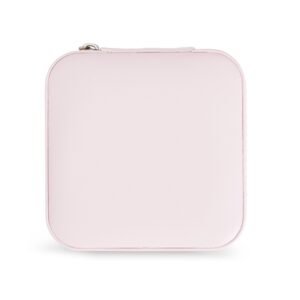Porta-Joias Couro Sintético. — Rosa