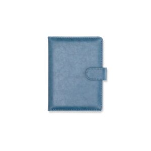 Porta-Passaporte PU. — Azul