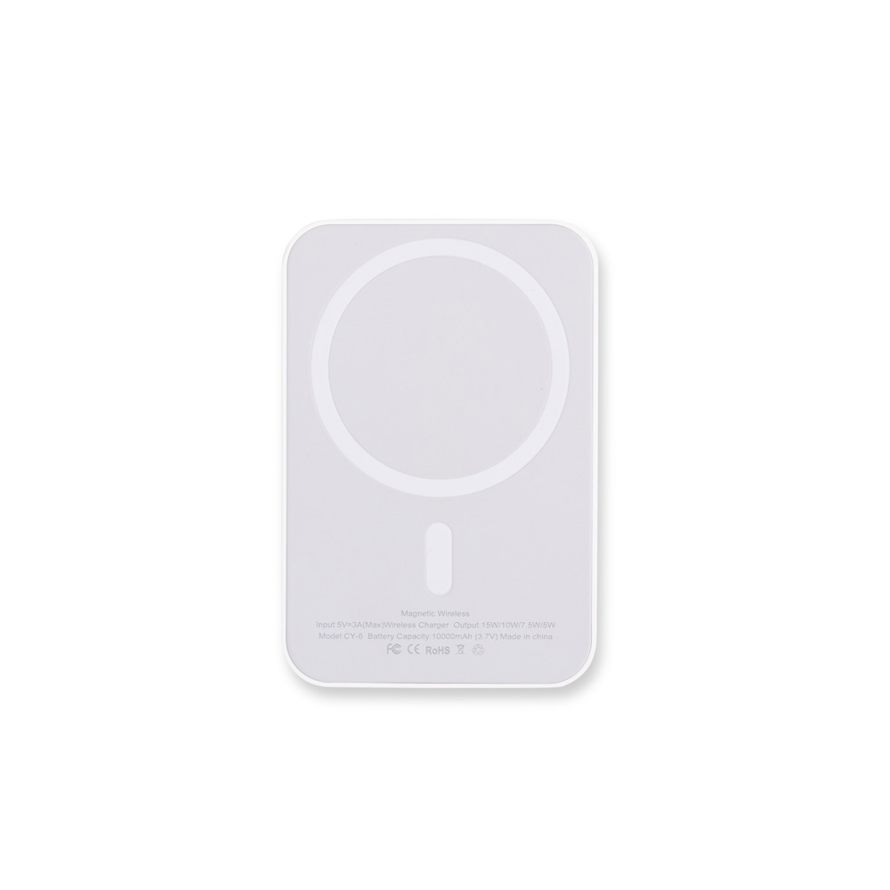 Power Bank 10.000mAh com Carregamento via Indução.