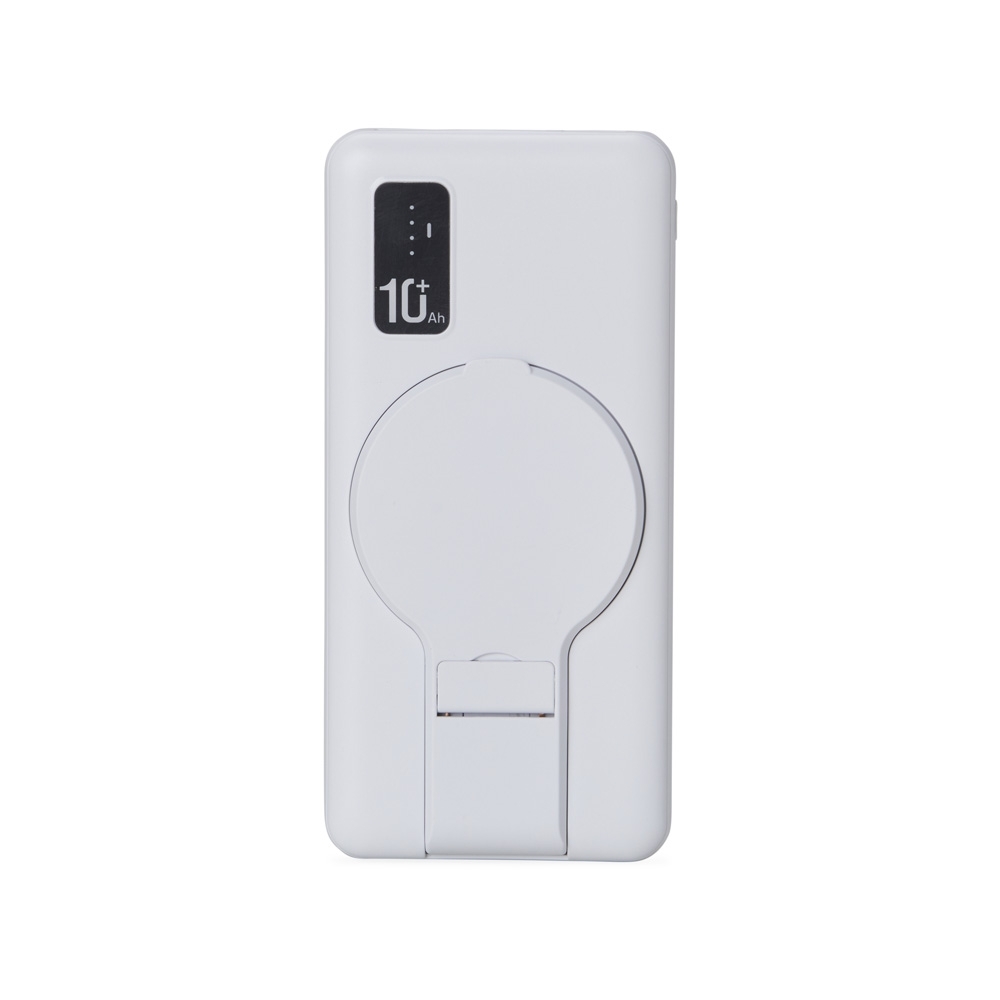 Power Bank 10.000mAh com Carregamento via Indução ou via Cabo.