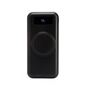 Power Bank 10.000mAh com Carregamento via Indução ou via Cabo.