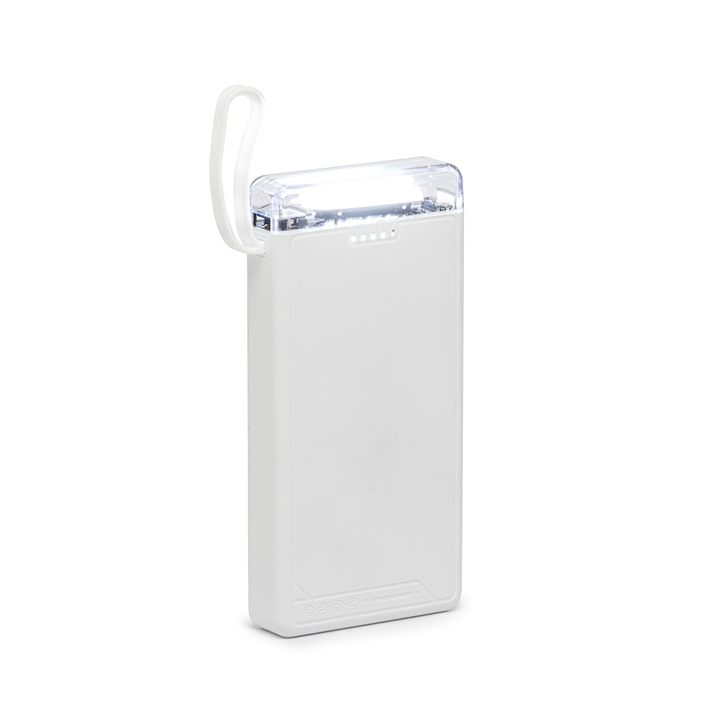 Power Bank 10.000mAh com Lanterna e Multissaídas.