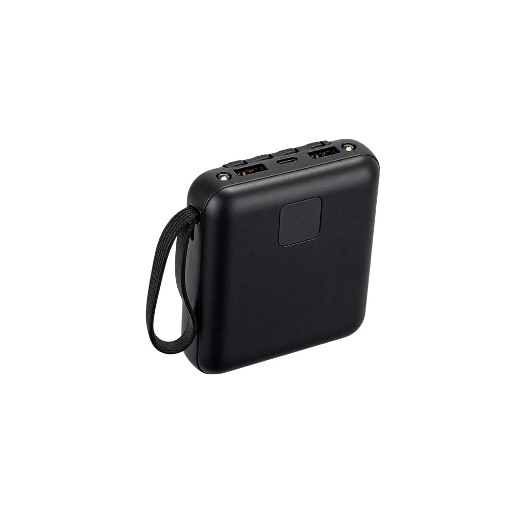 Power Bank 10.000mAh com Lanterna e Multissaídas.