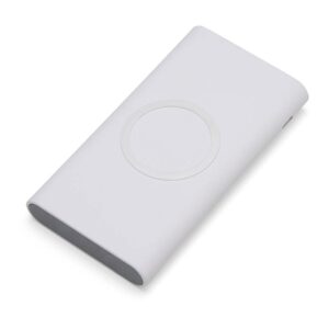 Power Bank 8000mAh com Carregamento via Indução ou via Cabo.