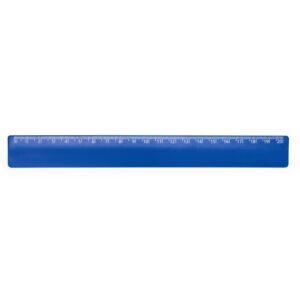 Régua Plástica 20cm. — Azul