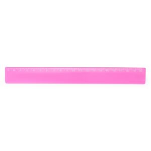 Régua Plástica 20cm. — Rosa