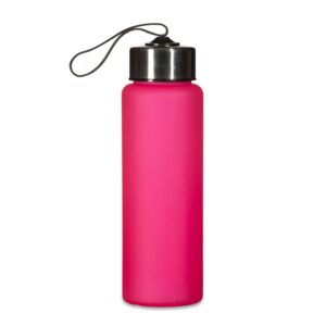 Garrafa Plástica 680ml. — Rosa