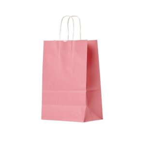 Sacola Kraft 26 x 18. — Rosa