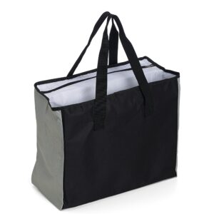 Sacola Poliéster 25 Litros com Bolso Térmico.
