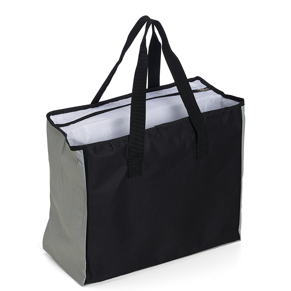 Sacola Poliéster 25 Litros com Bolso Térmico.