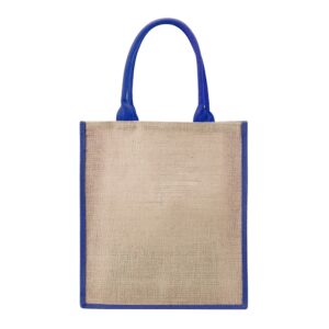 Sacola de Juta. — Azul