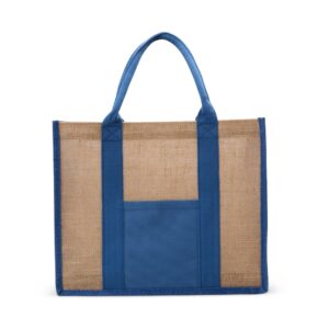 Sacola de Linho. — Azul