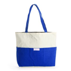 Sacola de Lona. — Azul