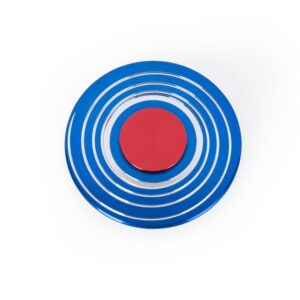 Spinner Antiestresse Espiral. — Azul