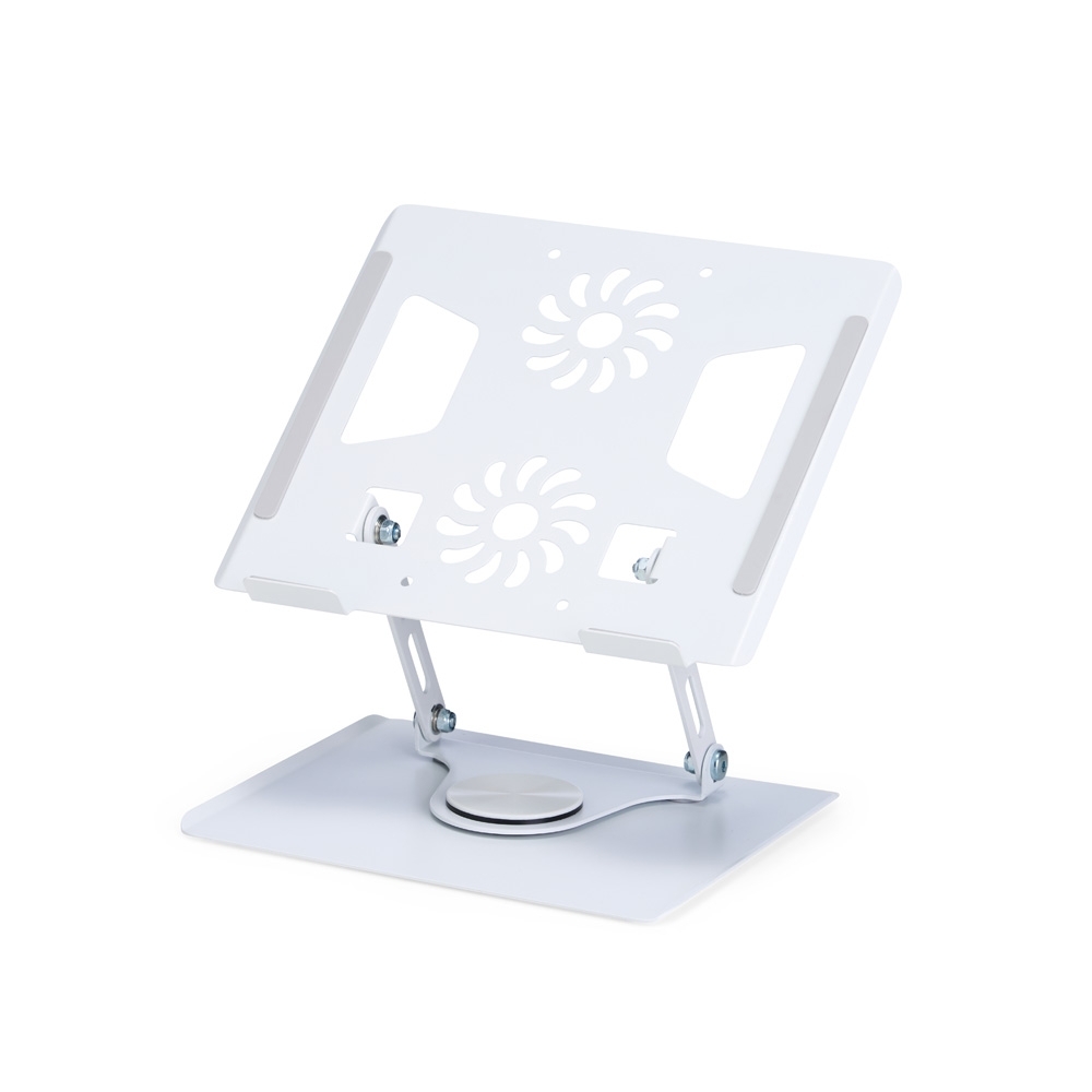 Suporte Articulado Giratório de Metal para Notebooks.