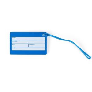 Tag Identificador de Bagagem. — Azul