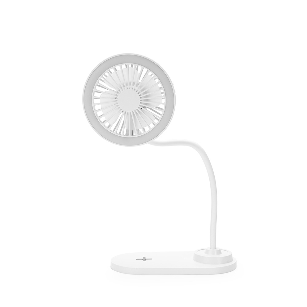 Ventilador com Led e Carregamento via Indução.