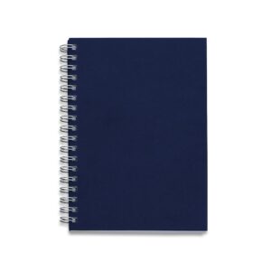 Caderno Capa Kraft. — Azul